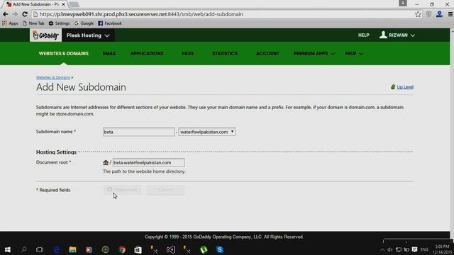 SubDomain | how to create Subdomain in windows hosting or Plesk Hosting | Godaddy смотреть онлайн