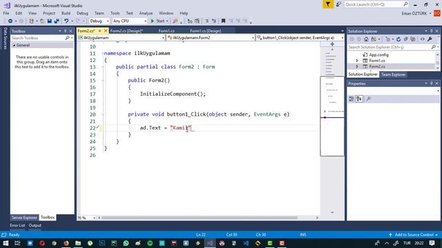 LABEL, TEXTBOX, BUTTON - (C# Dersleri 2019 - #2) смотреть онлайн