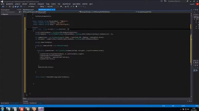 ENCRYPT/DECRYPT Skript C# using wpf and Visual Studio 2013 Ultimate смотреть онлайн
