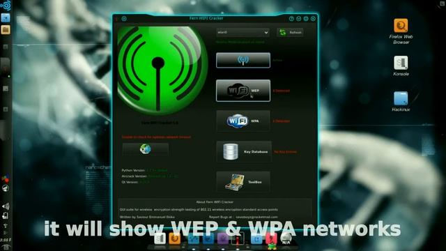 Hack Wep fern wifi cracker | Ace securica | смотреть онлайн