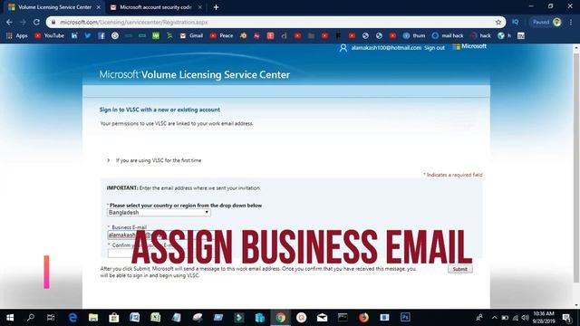 Create Microsoft Volume Licensing Service Center (VLSC) Account || Registering VLSC || Open VLSC смотреть онлайн