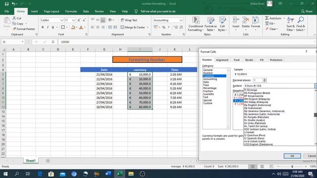 FSc Computer Science Book 1, CH 9, LEC 139: Numeric Formatting In Spreadsheet смотреть онлайн