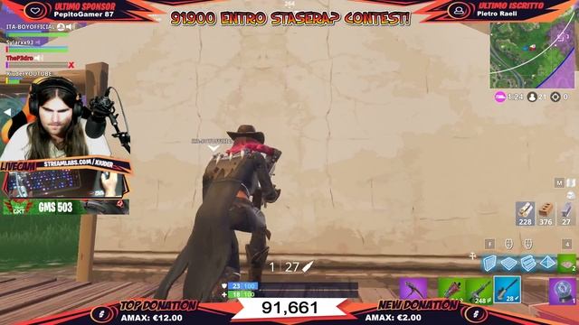 🔴 LIVE FORTNITE LV.30 | VINCI 10€ VBUCKS/PS4/XBOX | ATTENTI AL LADRO!!! | GIOCO CON I DONATORI! смотреть онлайн