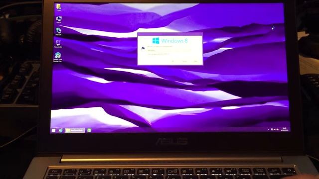 Asus Ultrabook Windows 8 Start up, open IE and shutdown смотреть онлайн