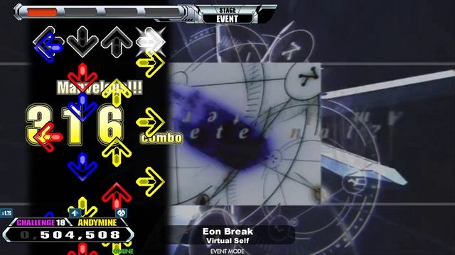 DDR A3 - Eon Break CSP-18 - 999,370 - 63p PFC [Stepmania Judge 5] смотреть онлайн