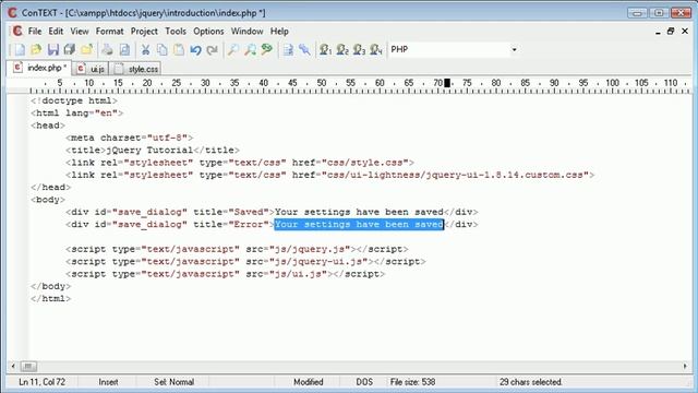 jQuery Tutorial - 156 - Dialog смотреть онлайн