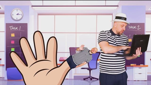 Семья пальчиков | Finger family на русском | Учим цифры смотреть онлайн