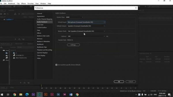 solved: audition has detected a problem with the current audio hardware settings