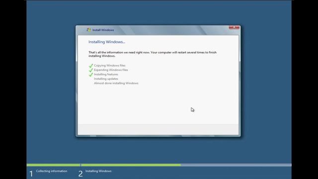 Installing Windows 8 build 8161 смотреть онлайн