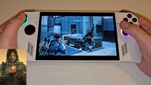 FSR3 Death Stranding Frame Generation ROG ALLY