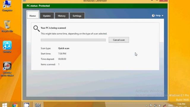 Use window defender to Remove VIRUSES from pc. смотреть онлайн