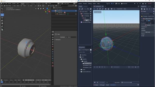 Godot 3 - Exporting Custom Collision From Blender