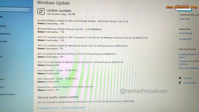 How To Update Your Windows 10 Laptop Computer | windows 10 22h2 update | Full tutorial смотреть онлайн