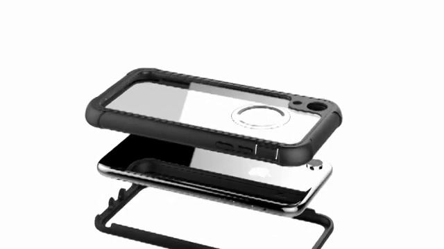 iPhone Xr Waterproof Case Built in Screen Protector Touch ID Full Body Protect Waterproof Case for смотреть онлайн