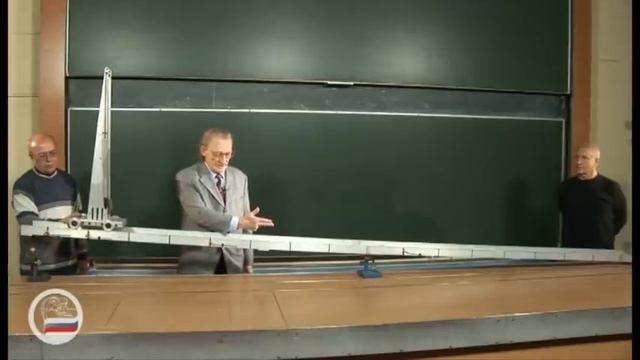 298. Скатывание тележки с отвесом с наклонной плоскости смотреть онлайн