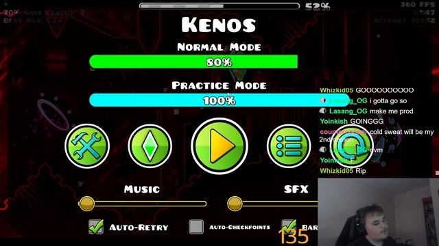 KENOS 100% & HIGHLIGHTS (TOP 35) - Geometry Dash [#1 RNG Wheel Level] смотреть онлайн