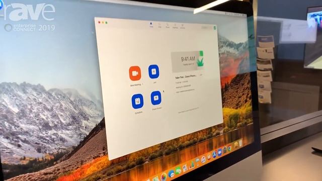 EC 2019: Zoom Exhibits Zoom Desktop Meeting Client With Calendar Integration смотреть онлайн