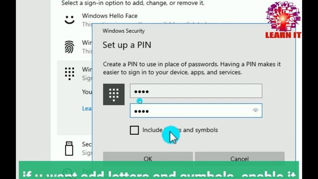 How to add or remove windows hello PIN sign in windows 10 in laptop or pc// learn it смотреть онлайн