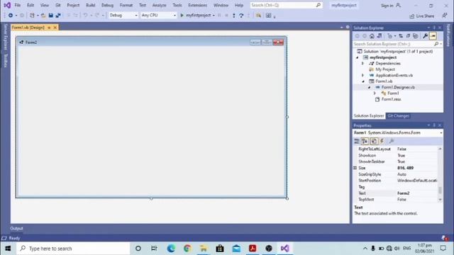 How to create a form and add controls in Visual Basic.Net смотреть онлайн