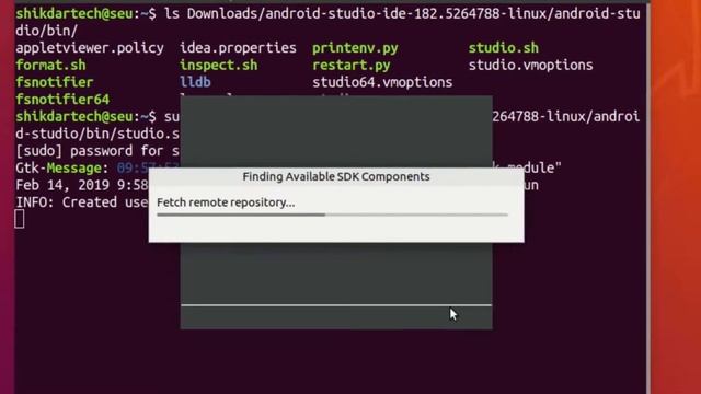 how to Install android studio on ubuntu 18.04 in 2019 using terminal смотреть онлайн