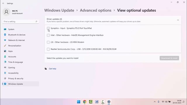 Check and install View optional updates in Windows 11 смотреть онлайн