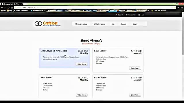 Get FREE MINECRAFT Server Hosting September 2013 смотреть онлайн