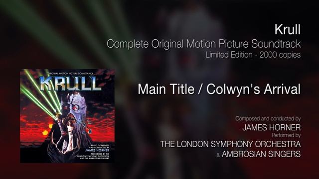 Krull OST - Main Title / Colwyn's Arrival (Complete Soundtrack - Limited Edition) смотреть онлайн