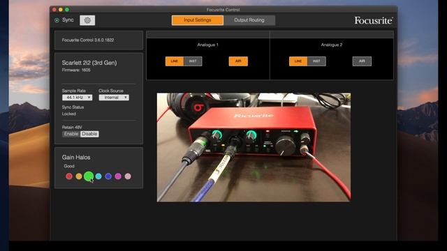Changue Gain Halo Colors on Scarlett Interfaces смотреть онлайн