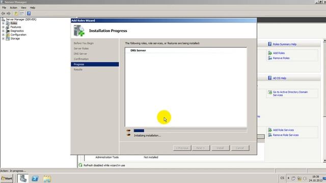 Server 2008 R2 Standart Instalace DNS смотреть онлайн
