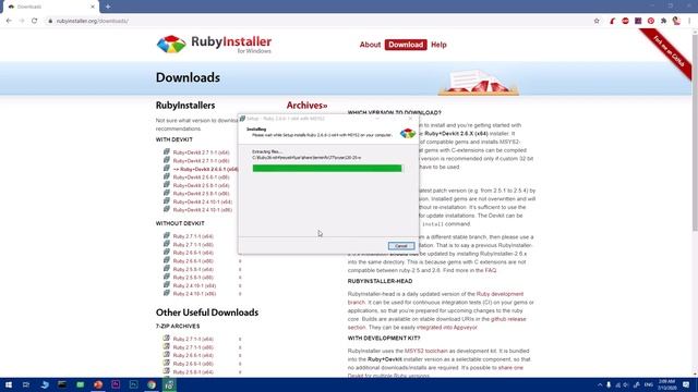 How to Install Ruby 2.6 on Windows 10 and Write and Execute .rb Script смотреть онлайн