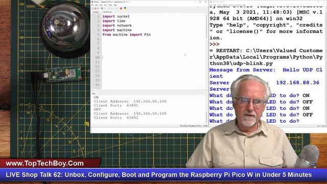 LIVE Shop Talk 62: Unbox, Configure, Boot and Program the Raspberry Pi Pico W in Under 5 Minutes смотреть онлайн