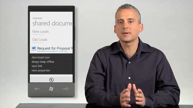 Windows Phone 7 Office HUB (with sound) смотреть онлайн