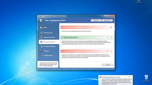 Win 7 Antispyware 2010 (Multi Rogue) смотреть онлайн