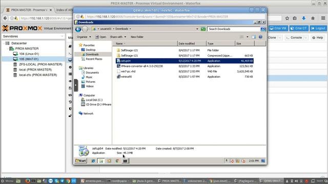 Configurando mouse no VNC do Proxmox смотреть онлайн