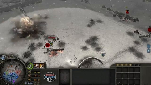 Blitzkrieg mod; Snow map?! Gameplay. смотреть онлайн
