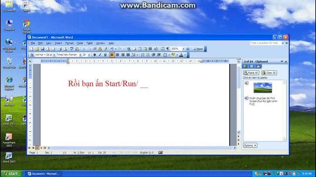 Clip Huong Dan Chup Anh Man Hinh WinDows XP - 2013 смотреть онлайн