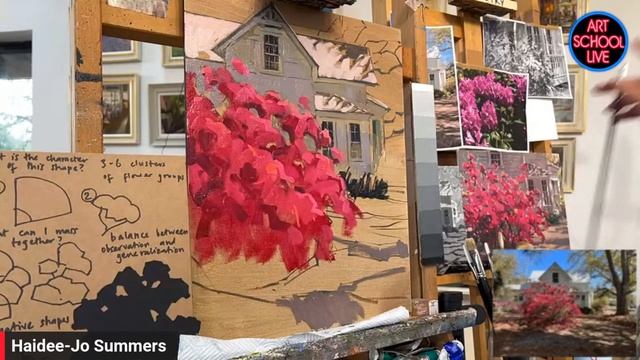 Free Art Lesson : How to Capture the Essence of a Blossoming Tree with Haidee-Jo Summers смотреть онлайн