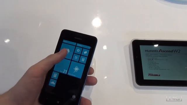 Huawei Ascend W2 Hands On - CES 2014 смотреть онлайн