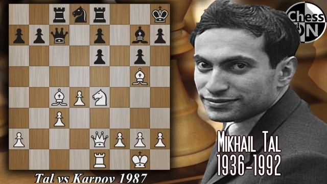 Game of the Day! Tal vs Karpov 1987 смотреть онлайн