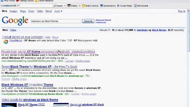 how to get the windows xp black theme смотреть онлайн