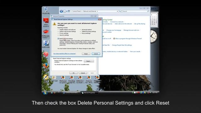 How to Reset Internet Explorer in Vista and Windows 7 смотреть онлайн