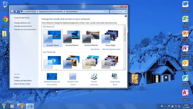 How to change the Backgrounds in Windows 7 (part 2) смотреть онлайн