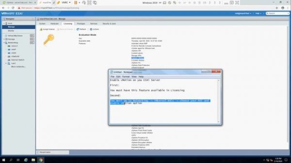 Enable vMotion for VMware vSphere 6.7