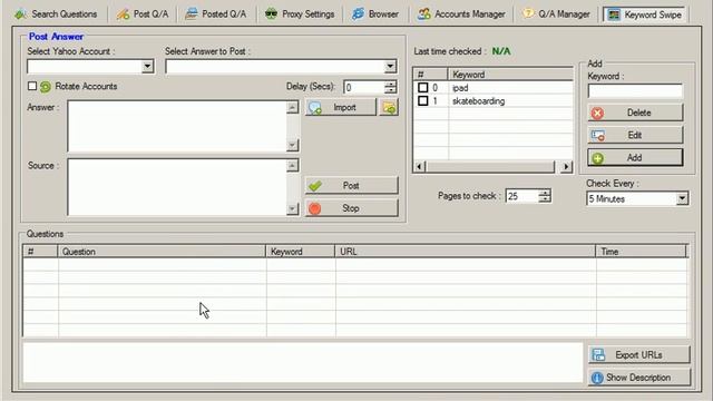 Answer Swipe version 1.0.2.0 - Keyword Swipe - Retrieve Questions Automatically! смотреть онлайн