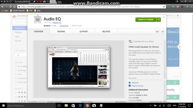 Music Equalizer For Google Chrome смотреть онлайн