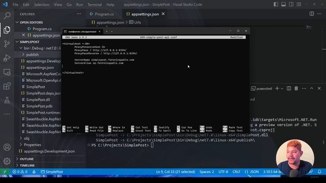 Publish your .NET Web Applications on Linux using Apache смотреть онлайн