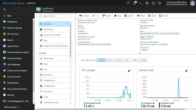 Creating a Windows Virtual Machine in Azure смотреть онлайн