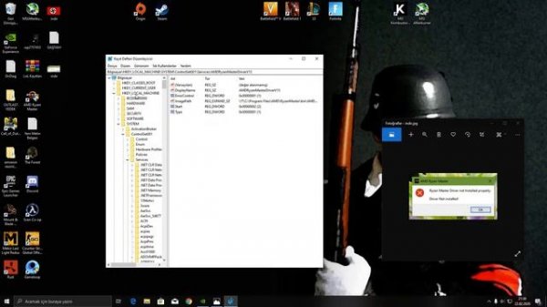 AMD /Ryzen master Driver not installed properly/HATASI / KESİN ÇÖZÜM