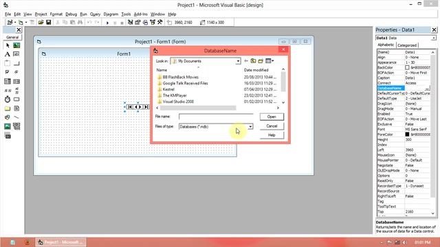 How to Create a Database and Retrieve Data from DB in Visual Basic using Visual Data Manager смотреть онлайн