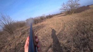 Вот это охота!  Заяц и Гусь!